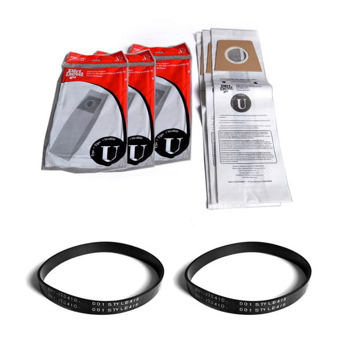 Replacement Part For Dirt Devil Upright Vacuum Type U, 9PK Paper Bags