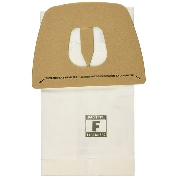 Replacement Part For Dirt Devil Vacuum Canister Type F Paper Bags 3PK, 3200147001