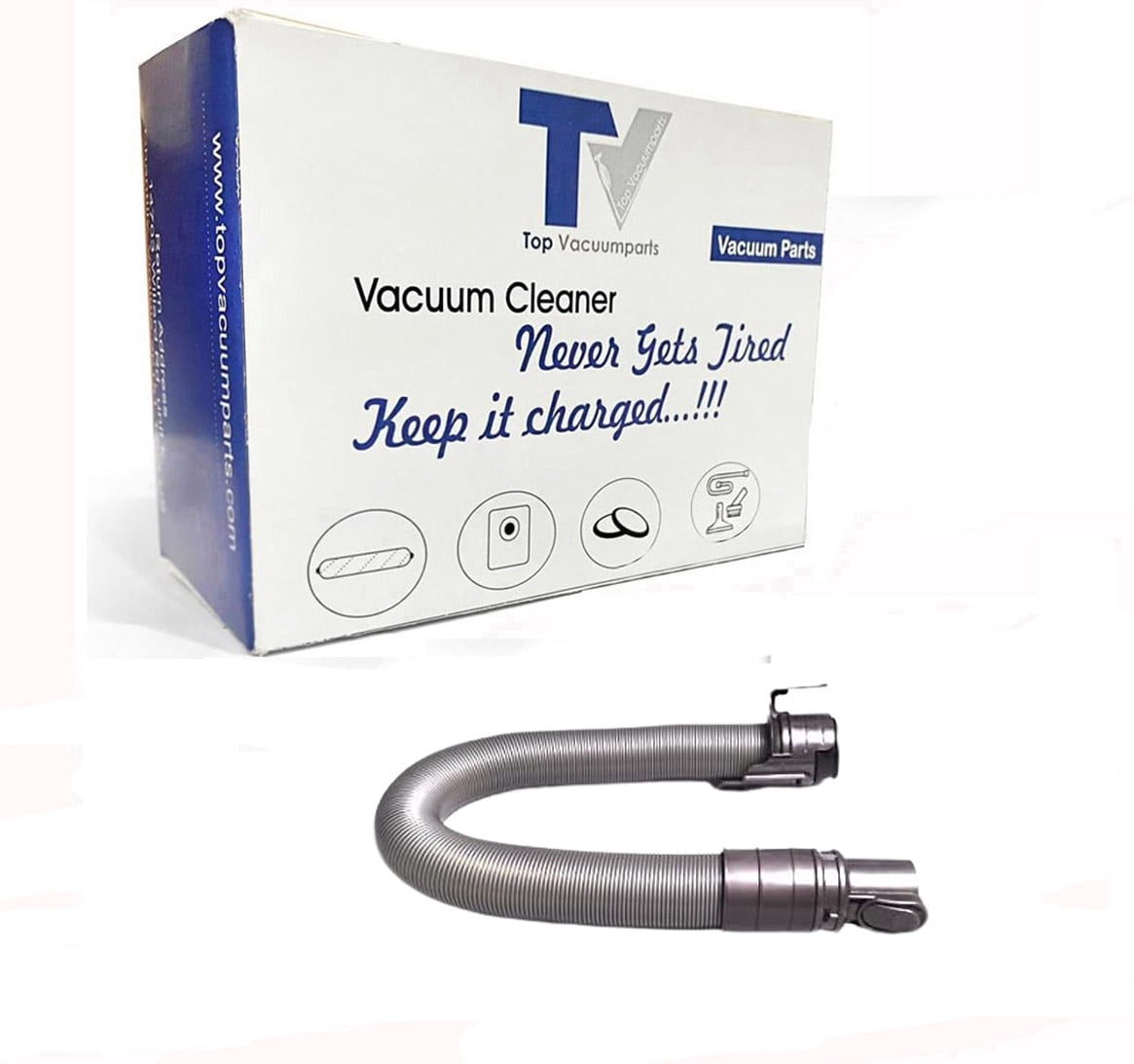 Replacement Part For TVP DC27 & DC28 Vacuum Attachment Hose Assembly Grey - 10-1120-06