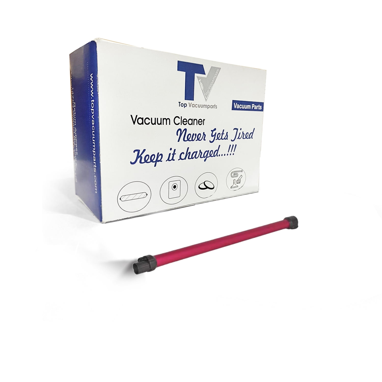 Replacement Part For Dyson V6 Absolute, Dark Hot Pink Electric Handle Tube  :- 10-1908-09 - Walmart.com