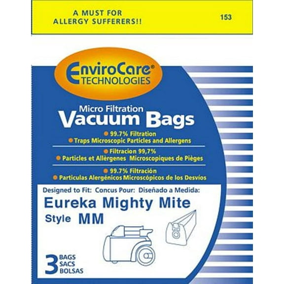 Replacement Part For Eureka Sanitaire Mighty Mite Vacuum Cleaner Style MM Bags 3670 # 153