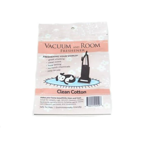 Replacement Part For Fragrance Fresh Clean Cotton vacuum and room freshner Small Pouch 7oz # FP-CLEANCOTTON