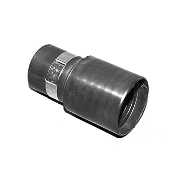 Replacement Part For Fitall Vacuum Cleaner Black Hose Machine End Cuff 1 1/4" w/ Metal Ring # 06-1306-66