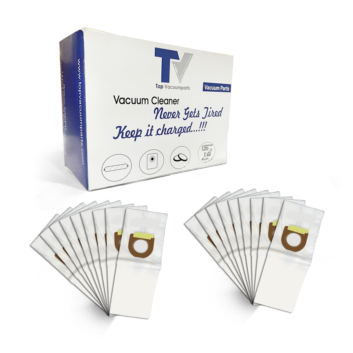 Replacement Part For Hoover 18 Windtunnel Upright Type Y Vacuum Bags By Envirocare (Micro-filtration) Size: 18 Bags Model :- 856-9
