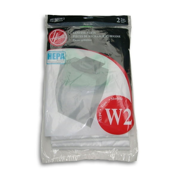 Replacement Part For Hoover 2PK, W2 WINDTUNNEL 2 UPRIGHT-HEPA, PAPER BAGS 401080W2