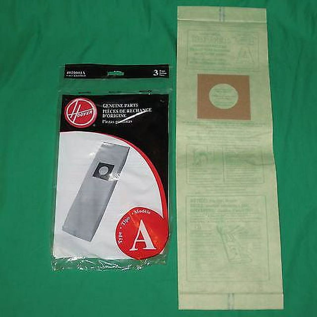 Genuine Hoover 3Pack Type A Vacuum Bags, OEM Replacement Part 4010001A