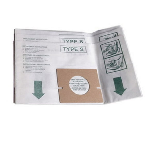 Replacement Part For Hoover (9) 4010064S, Type S Futura Spectrum Canister Vacuum Paper Bags