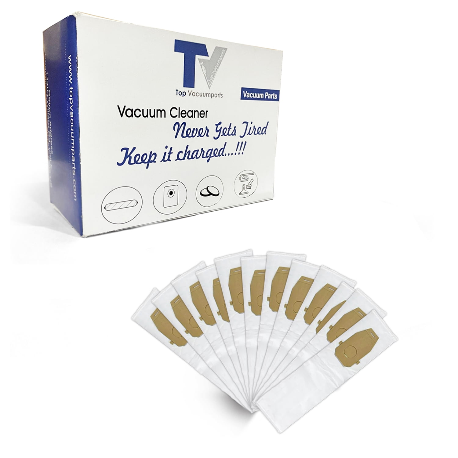 Replacement Part For Hoover AH10000 Platinum Type-Q HEPA Vacuum Bag, 6 Packs of 2: Total 12 Bags