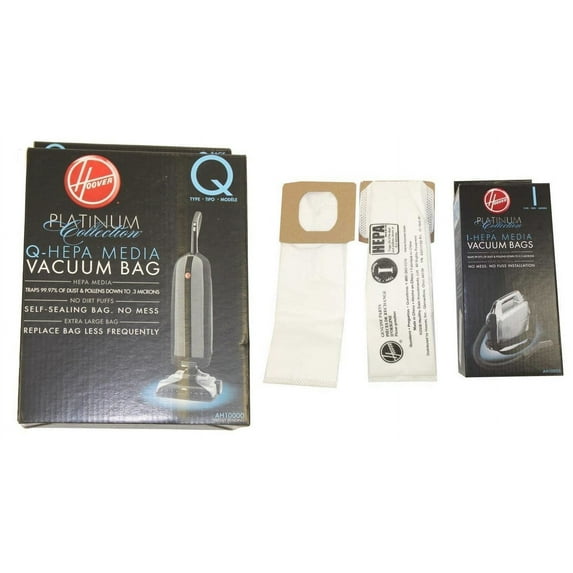 Replacement Part For Hoover AH10000 Platinum Type-Q & I HEPA Vacuum Bags (2 Q bags & 2 I Bags)