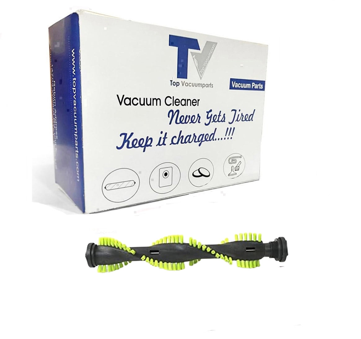 Replacement Part For Hoover Brushroll Yellow nylon bristles Fits Air