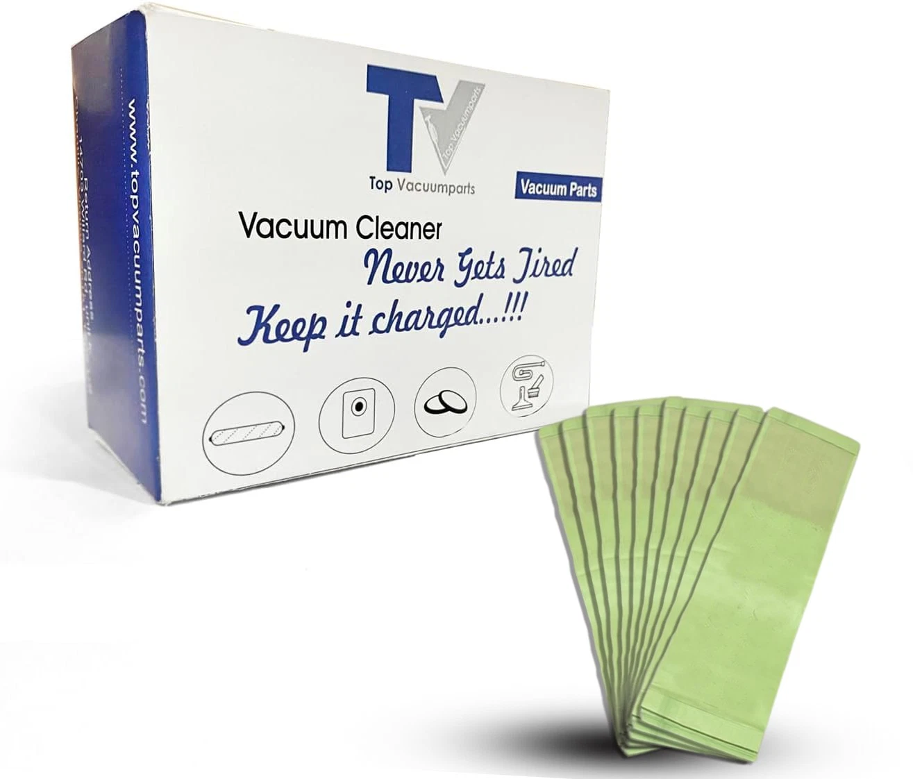 Top Vacuum Parts Miracle Mate Vacuum Cleaner Paper Bags - Thumbnail 2