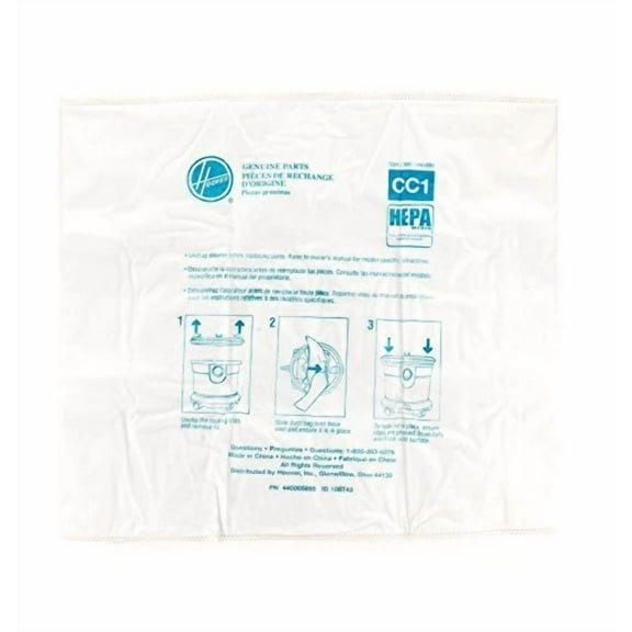 Replacement Part For Hoover Ch32008 Hushtone Cc1 Canister Hepa Certified Cloth P