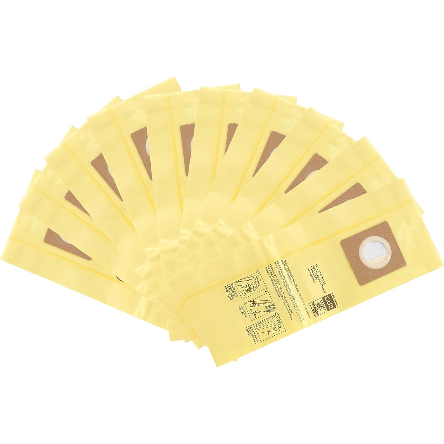 Replacement Part For Hoover Commercial AH10243 Upright Bags for HushTone, Allergen Filtration by Commercial (Pack of 10)
