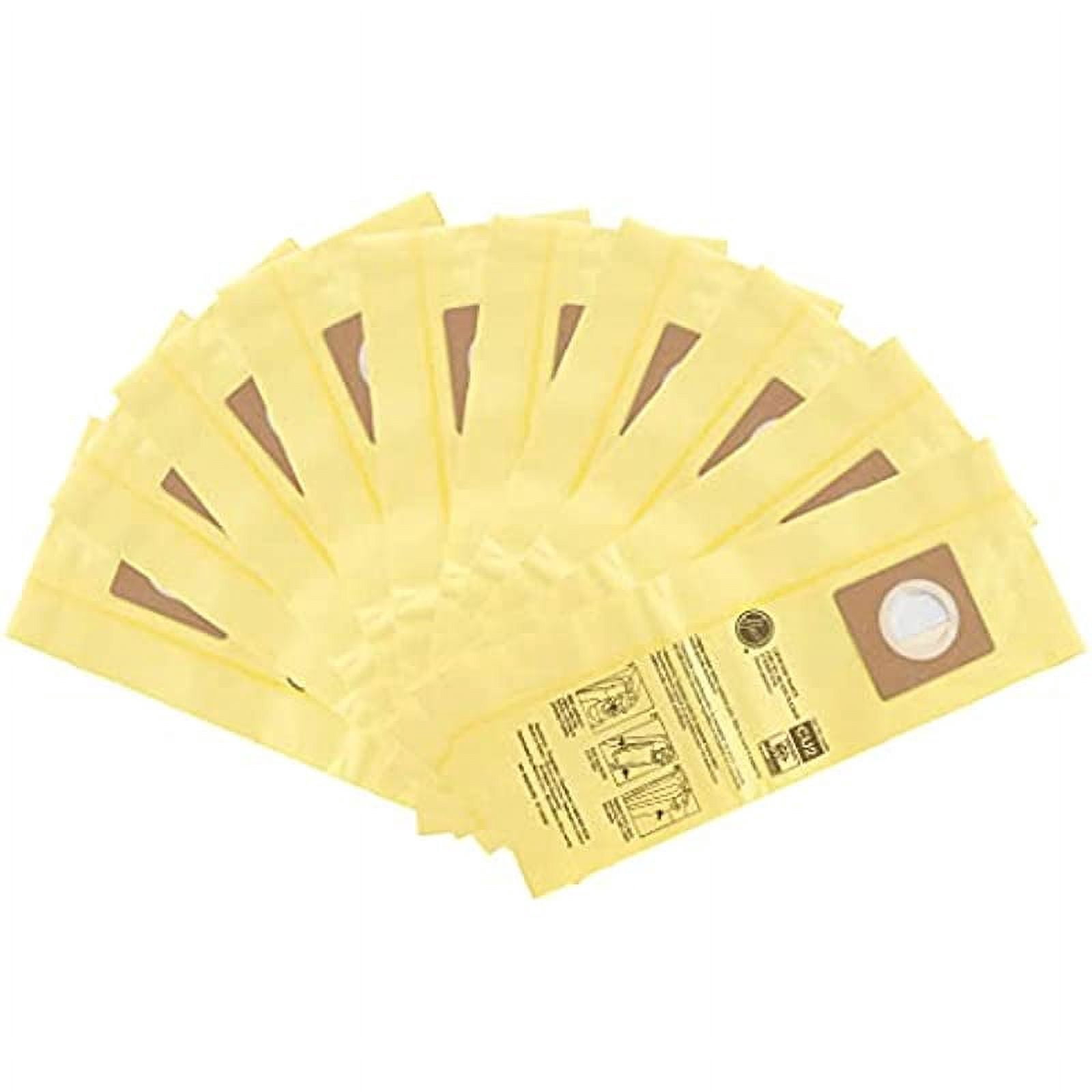 Replacement Part For Hoover Commercial Cu2 Allergen Commercial Disposable Vacuum Bag, Yellow, 10