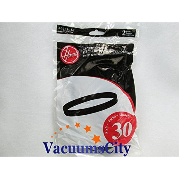 Replacement Part For Hoover Concept Vacuum Cleaner Style 30 Flat Belts 2 Pk # 40201030