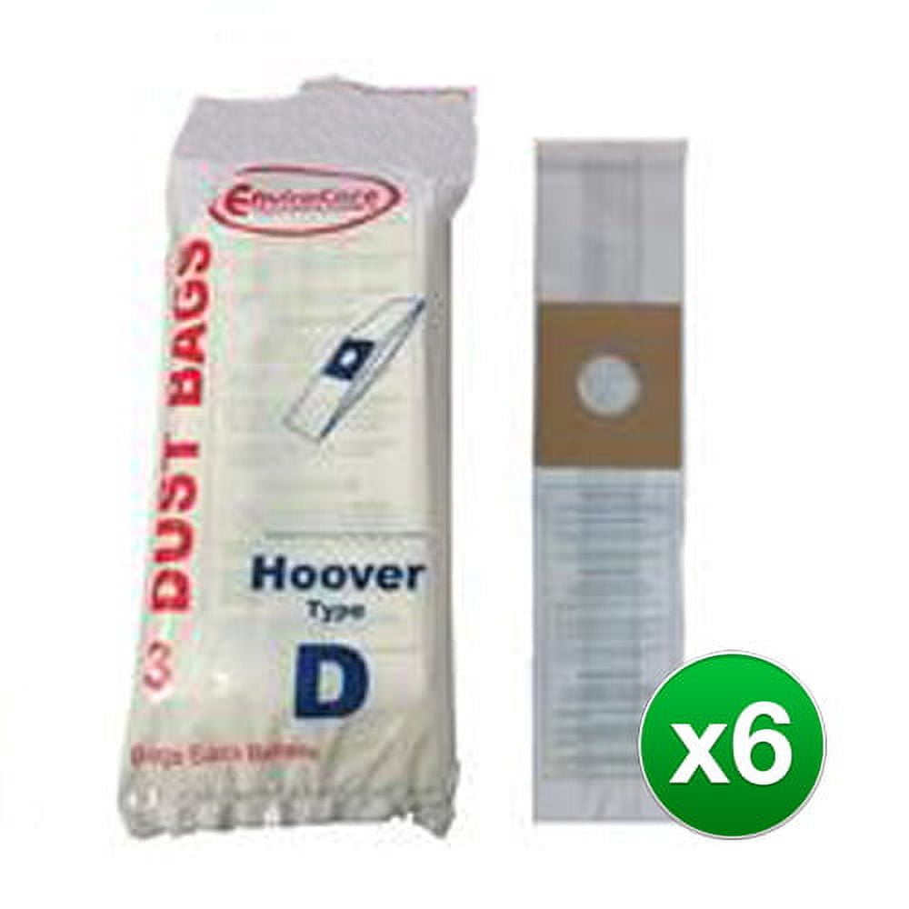 Replacement Part For Hoover EnviroCare Vacuum Bag for 4010005D / 823SW / Style D (6 Pack)