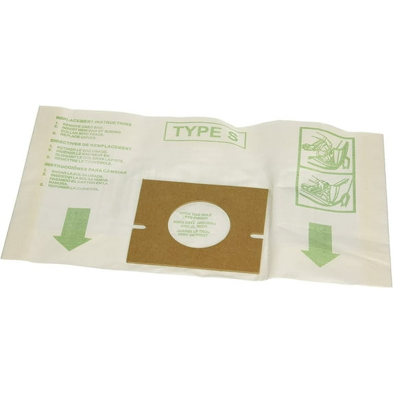 Replacement Part For Hoover Paper Bag, Type S Can Spectrum/Futura Pack of 3