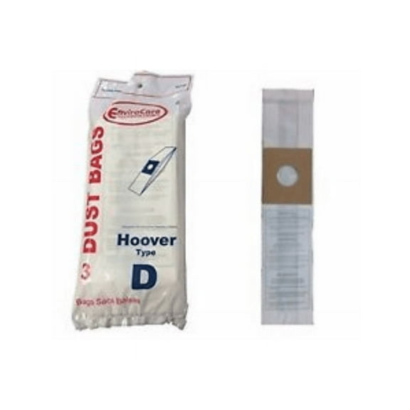 Replacement Part For Hoover Style D Vacuum Bags Type Vac 4010005D Dial A Matic Upright 823SW Enviro [3 Bags]