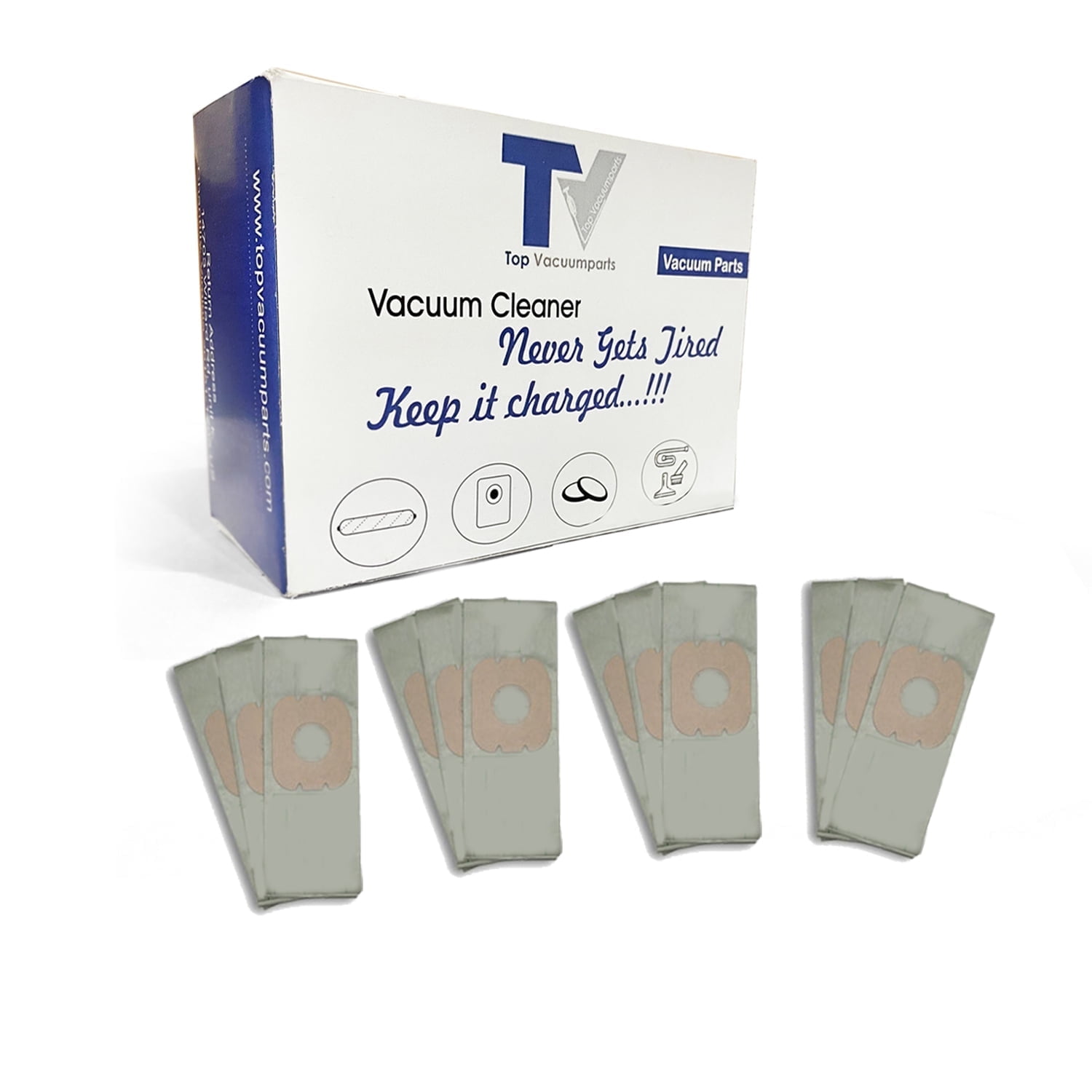 Replacement Part For Hoover Style H Celebrity Vacuum Bags Type 4010009H, H-4010009H [12 Bags]