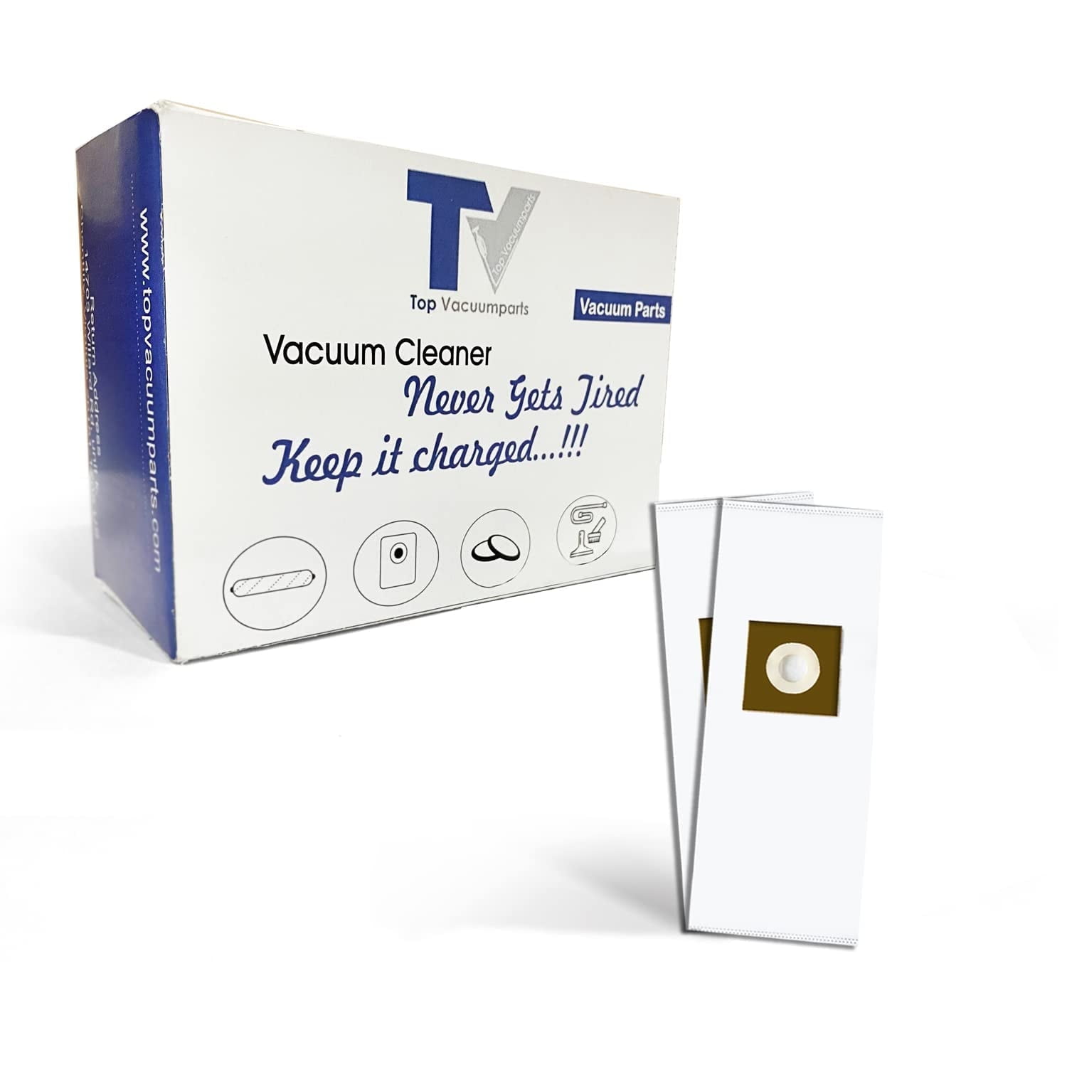 Replacement Part For Hoover Windtunnel Vacuum 4 Hepa Paper Bags (2 Pack) // 4010801Y, AH10040