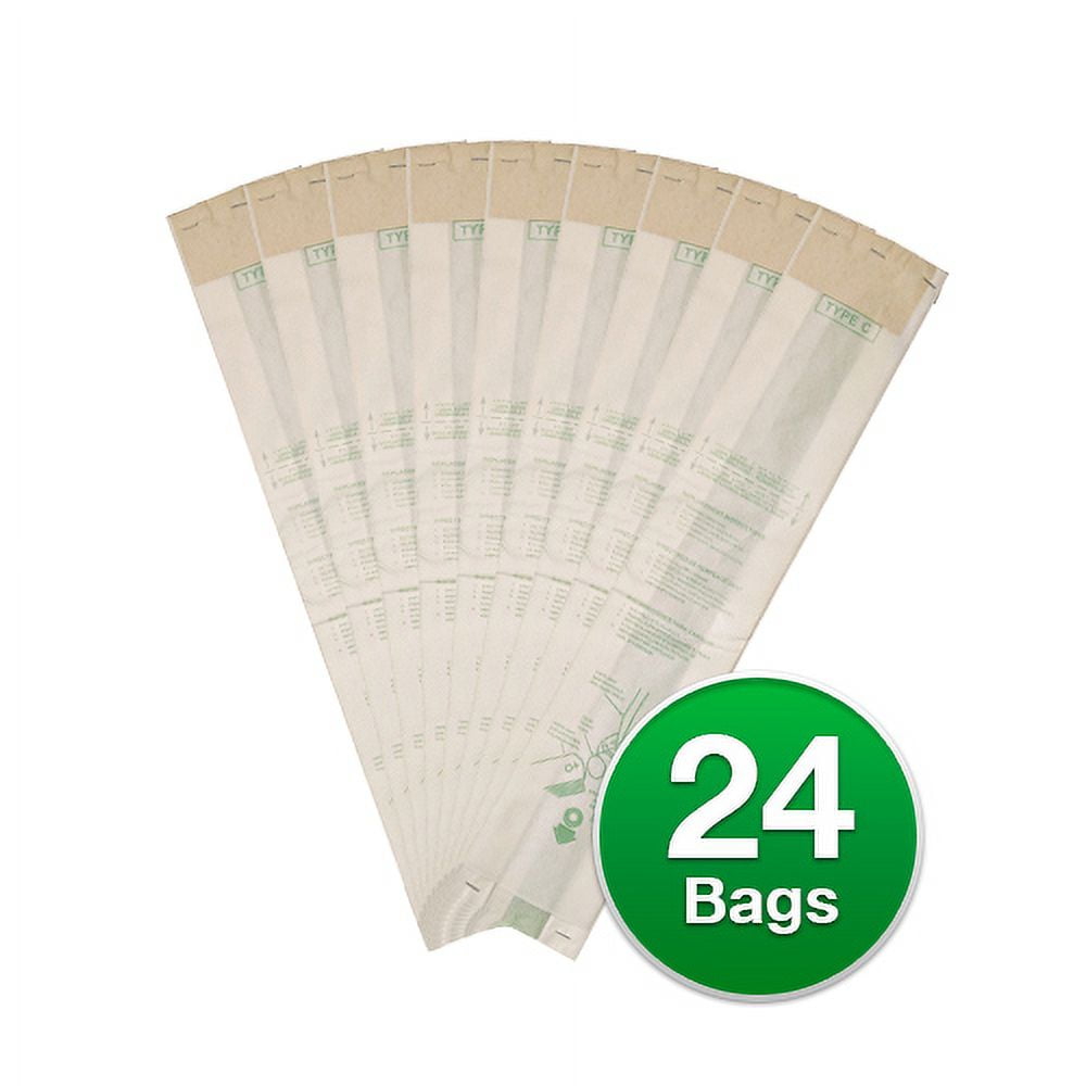 Replacement Part For Hoover Type C Vacuum Bags for 302SW / 43651050 (6 Pack)