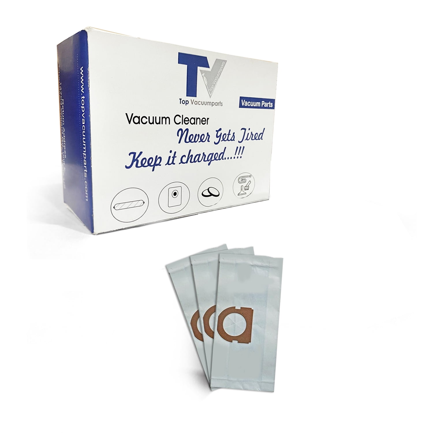 Replacement Part For Hoover Type J DVC Canister Vacuum Cleaner 3 Paper Bags // 114SW ENVIROCARE