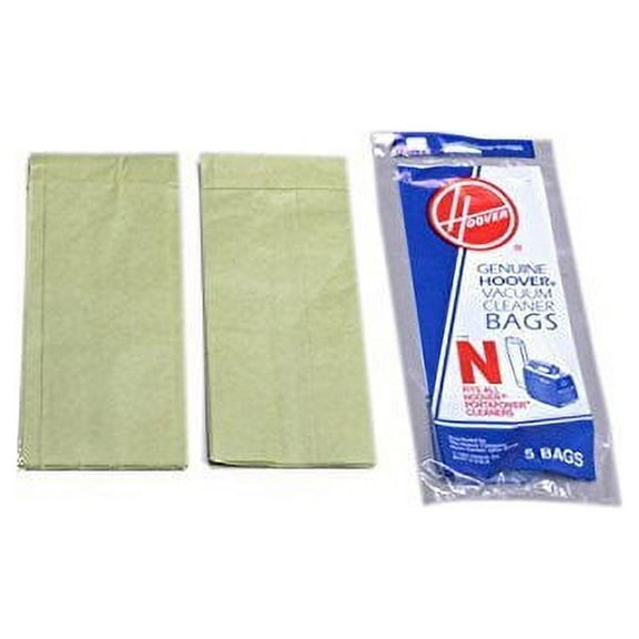 Replacement Part For Hoover Type N Porta Power Canister Vacuum 5 Paper Bags # 4010038N