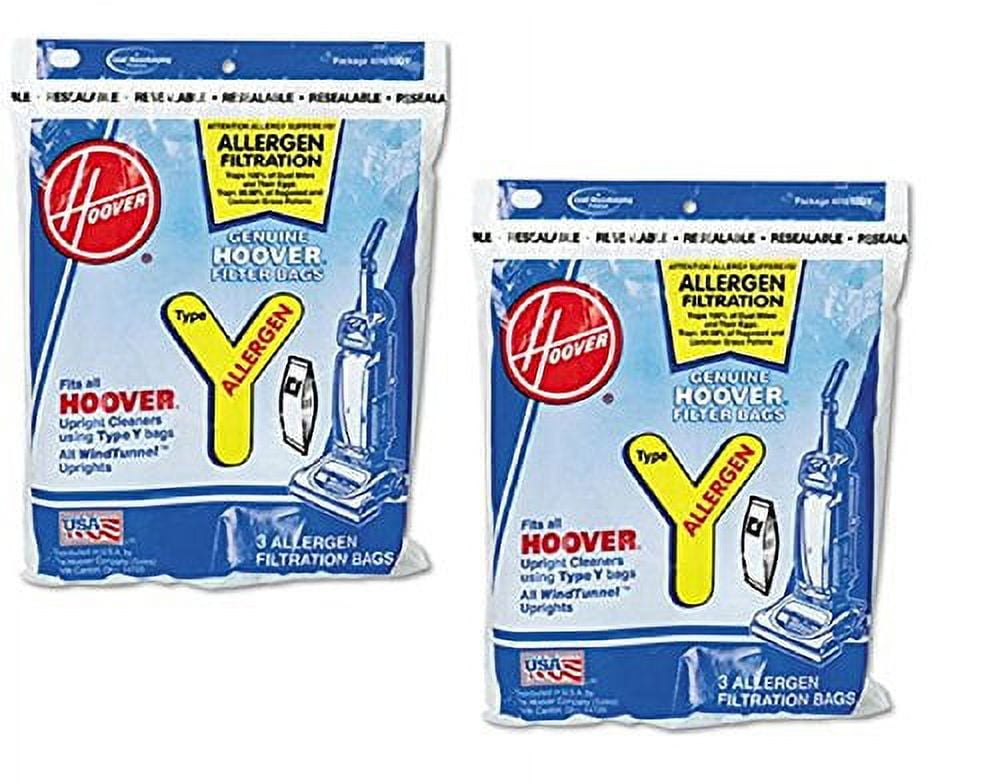 Replacement Part For Hoover Type Y Allergen Bag (6-Pack), 4010100Y