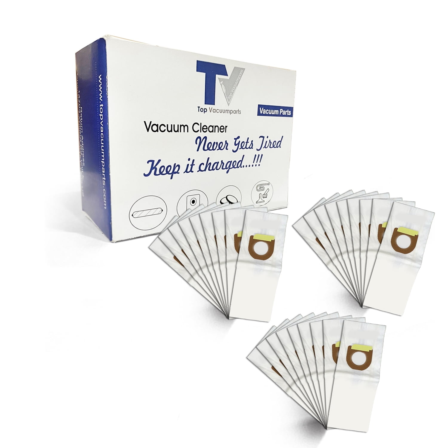 Replacement Part For Hoover Type-Y Envirocare Micro Filtration 27 Paper Bags For 856-9 Windtunnel Upright Vacuum Cleaner