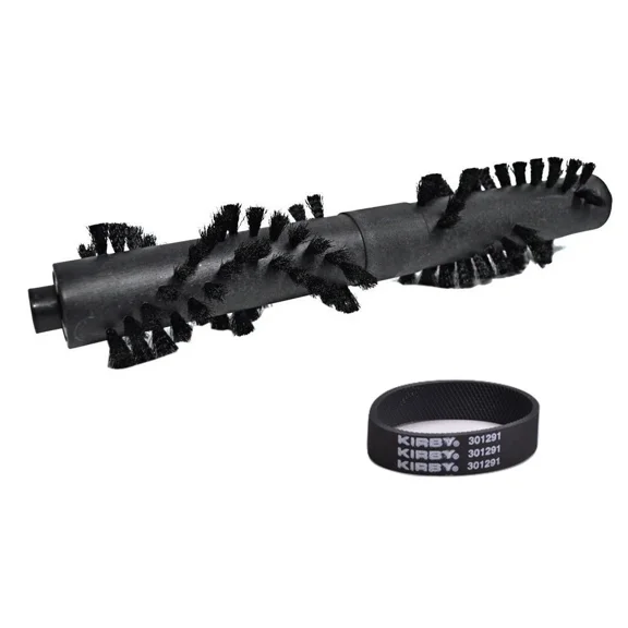 Replacement Part For Kirby Avalir Black Nylon Bristles Brushroll With Knurled Belt