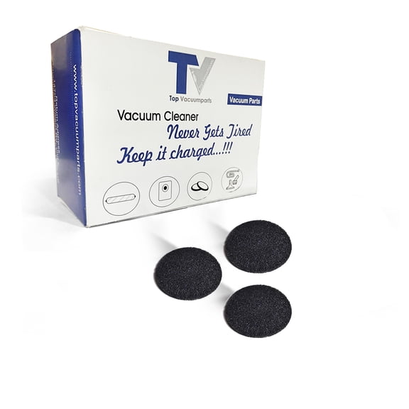 Replacement Part For Oreck (3) Commercial 437071 Strip Orbiter Pad, 12 Diameter, Black, ORB550MC Orbiter Floor Machine
