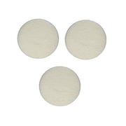 Replacement Part For Oreck 3PK, Polyester White 12Inch Polishing Pad ORB300, ORB400, ORB480, ORB550, ORB600, ORB700