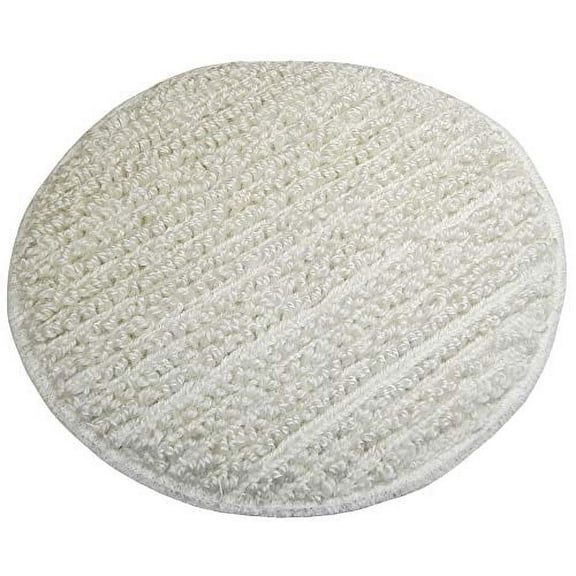 Replacement Part For Oreck Vacuum Cleaner Orbiter White Cloth Carpet Bonnet Pad // 437-053, 437053