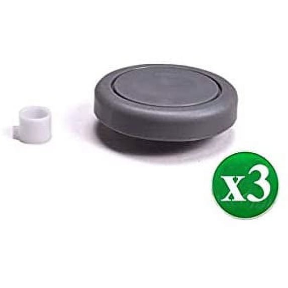 Replacement Part For Panasonic Canister Vacuum Cleaner Power Nozzle Rear Wheel (3Pk) # AC01CAKSZV06