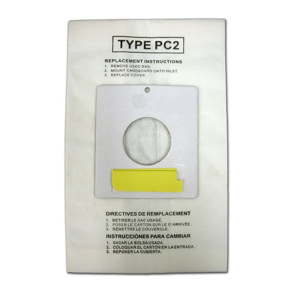 Replacement Part For Sharp Type PC-2 PC2 Vacuum Bags EC-05PC2 FX30 EC-6312P EC-PC4 EC-73 (5Bags) # 843
