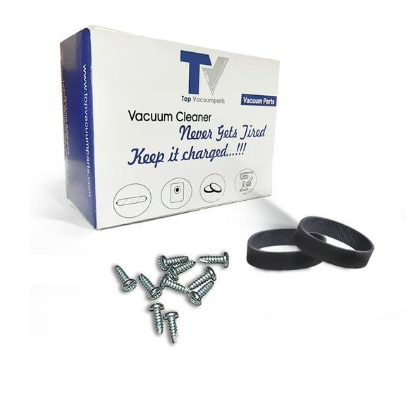 Replacement Part For TVP Vacuum Cleaner Handle Fork Bezel Torx Screw 10Pk With Free 2 Belts # 231895S, 301291, 301291S