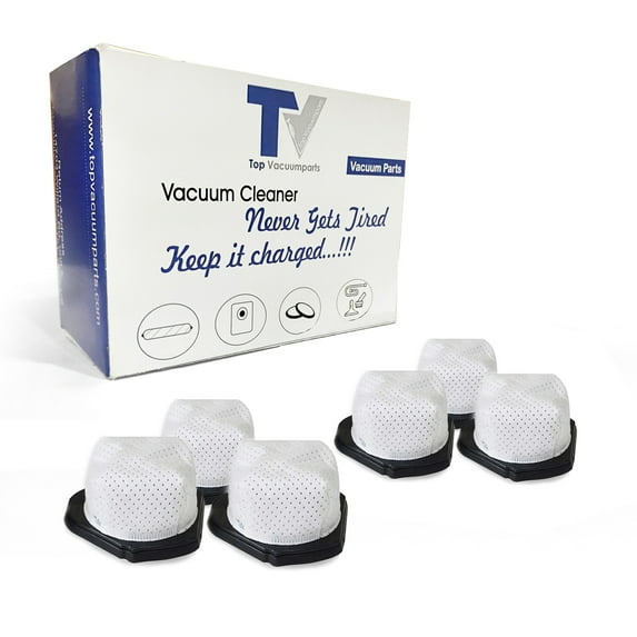 Replacement Part For Vacuum Cleaner Washable Dust Cup Filter For Models :- Cordless SV780, SV70, SV75, SV75Z [6 Filters]