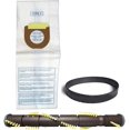 thumbnail image 1 of Replacement Part For Hoover WindTunnel Upright Type Y Vacuum Bags Microfiltration with Closure 9 Pack With WindTunnel Upright Roller Brush and Belts Kits, Fits Models UH30030HD, UH30070, U5140900, 1 of 1