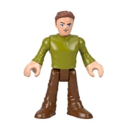 Replacement Part for Fisher-Price Imaginext Jurassic World Dinosaur Playset - HMJ79  Replacement Poseable Figure Owen  Dressed in Brown and Green