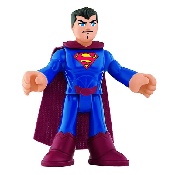 Replacement Part for Fisher-Price Imaginext Playset - DRN36 ~ Super-Friends Superman and Wonder Woman ~ Replacement Poseable Super-Man Figure