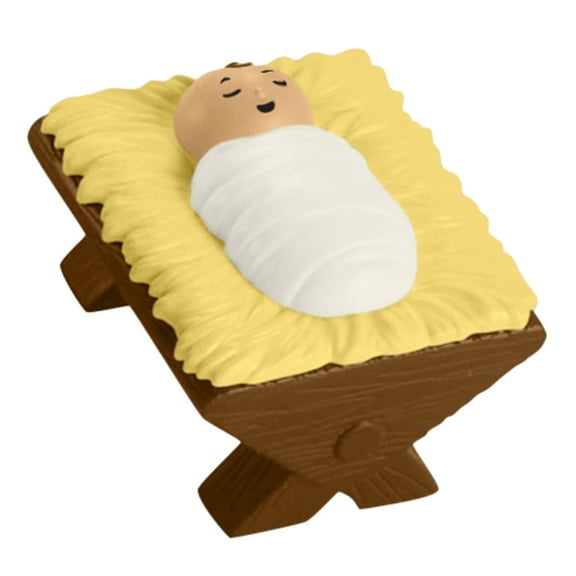 Replacement Part for Fisher-Price Little People Christmas Nativity Playset - HPP89 ~ Replacement Baby Jesus in The Manger Figure