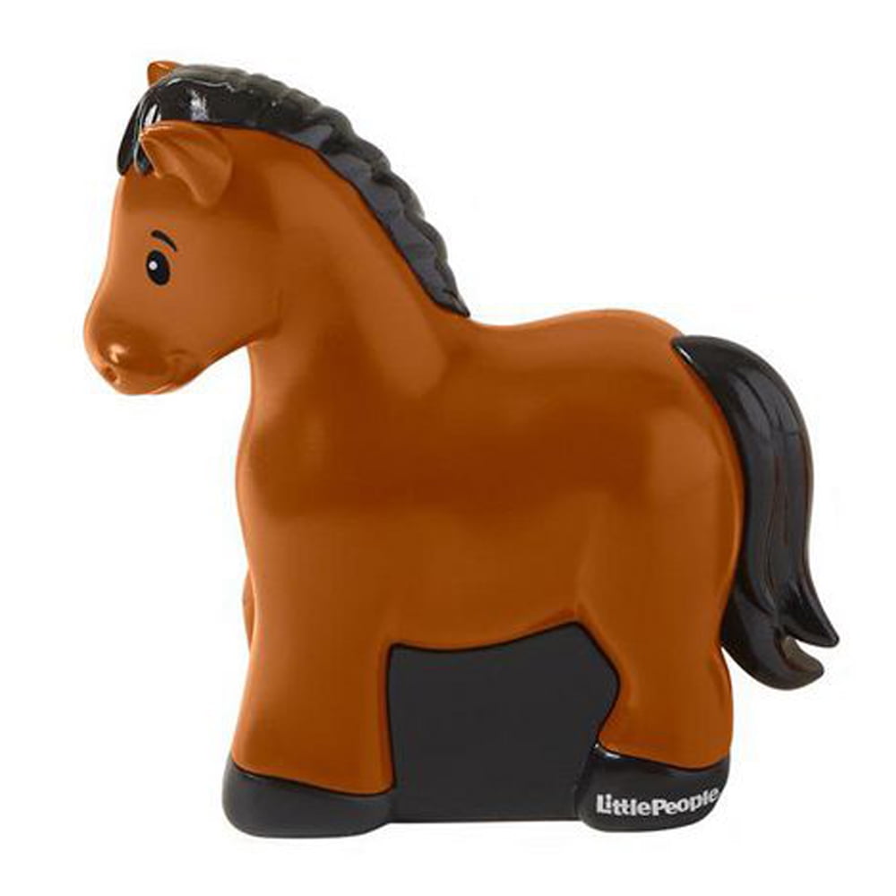 Replacement Part for Fisher-Price Little People Horse Stable Farm Playset - HCC64 ~ Replacement Brown Horse