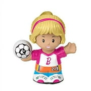 Replacement Part for Fisher-Price Little People Playset - Replacement Female Soccer Star Player Figure  Inspired by Barbie You Can Be Anything