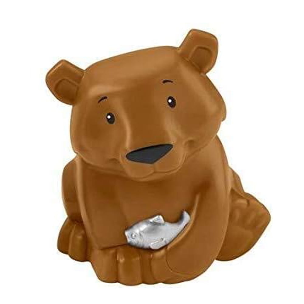 Replacement Part for Fisher-Price Little People Safari Animal Friends  Playset - GFL22 ~ Replacement Brown Bear Figure 