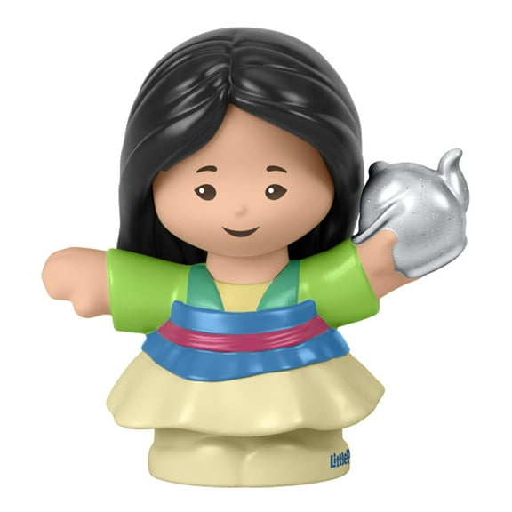 Replacement Part for Fisher-Price Little People Talking Castle Dollhouse Playset - Replacement Princess Mulan Figure holding a teapot