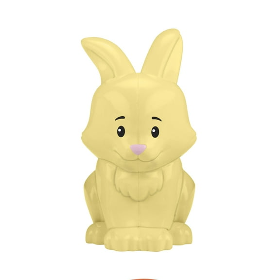 Replacement Part for Fisher-Price Little-People Toddler Dollhouse Forest Playset HWB29 - Pretend Play Yellow Bunny Rabbit Figure