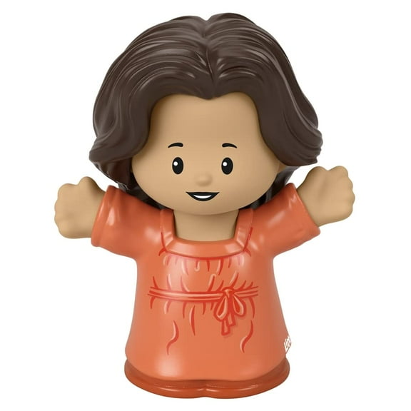 Replacement Part for Fisher-Price Little People Woman/Mom Figure Playset - GWV16 ~ Replacement Girl Figure Wearing Orange Dress