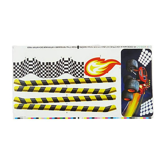 Replacement Part for Fisher-Price Nickelodeon Blaze and the Monster Machines Monster Dome Playset - CGC92 ~ Replacement Label Sheet