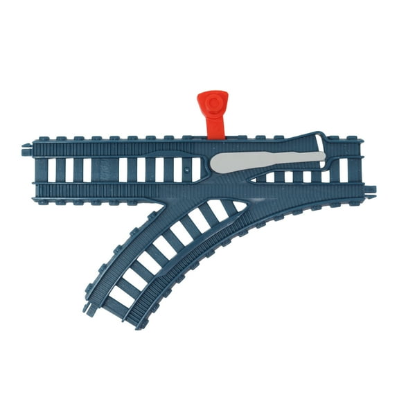 Replacement Part for Fisher-Price Thomas & Friends Crystal Caves & Trains Mega Set HHV21 - Replacement Blue Left Turn Track Piece with Switch - TL