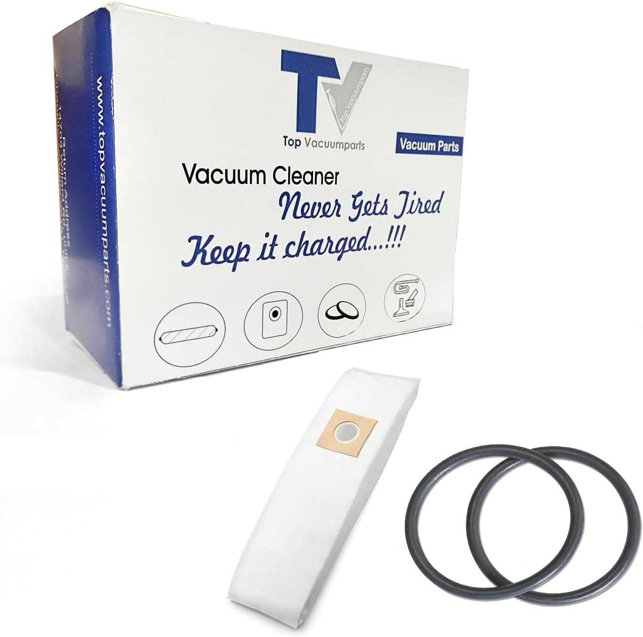 Replacement Part for Hoover C1431, CH50000 and CH50020 Vacuum Cleaner 2 Bags With 2 Belt (1PK) # AH10135, AH20075